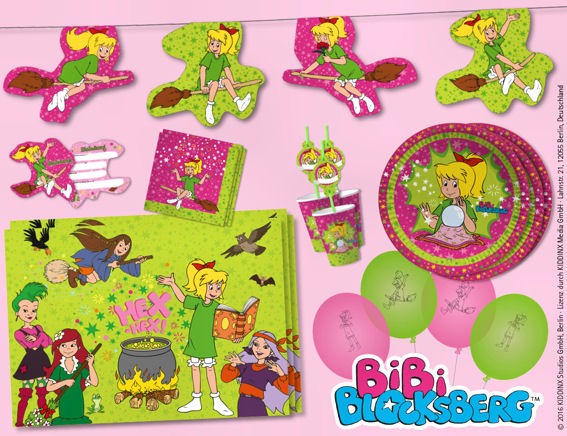 Bibi Blocksberg Partyset 69 Tlg Fur 8 Kinder Lollipop Ballon Shop Luftballons Und Geschenkartikel Fur Viele Anlasse